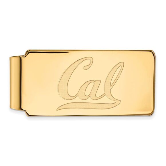 14k Gold Plated Silver California Berkeley Money Clip
